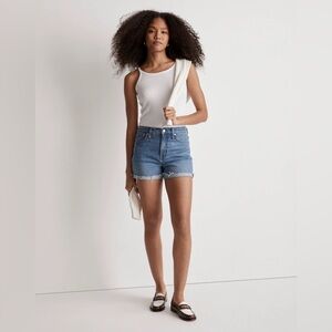 MADEWELL | high rise denim shorts | size 27